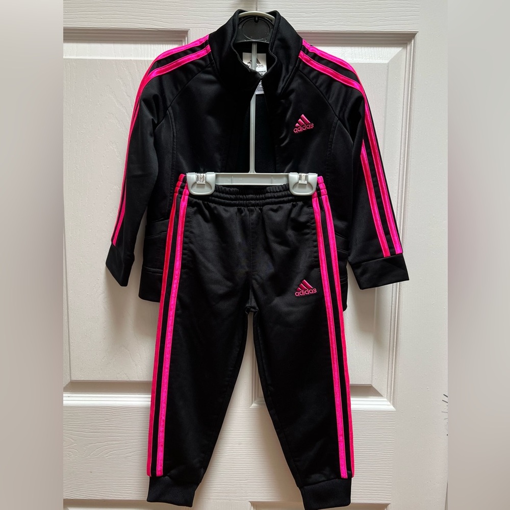 Adidas Little Girl's 2-Piece Track Jacket &
Pants Set - Picture 2 of 5